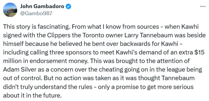 kaiyun-太阳队记：伦纳德曾让猛龙老板为其提供1500万美元赞助费