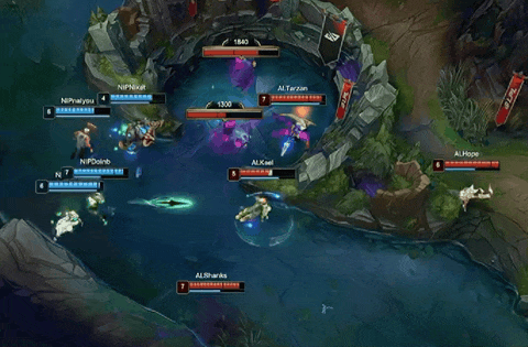 🎮LPL战报：双C爽玩横扫千军，AL让一追三击败NIP